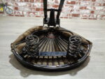 Passagerare sadel. Antique seat saddle seat vintage motorcycle - Bild 5
