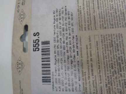 SBS Brake pads/bromsbelägg 555HF FRONT/555.S Ceramic Street