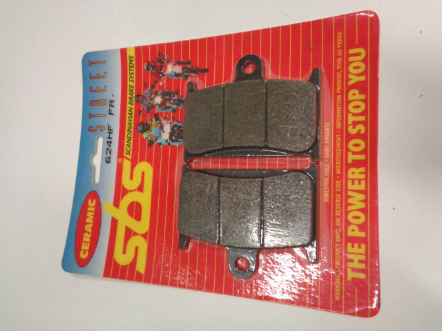 SBS Brake pads/bromsbelägg 624HF FRONT/624.S Ceramic Street