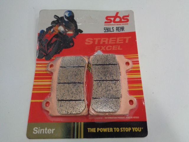 SBS Brake pads/bromsbelägg 590LS REAR/23-590LS Sinter