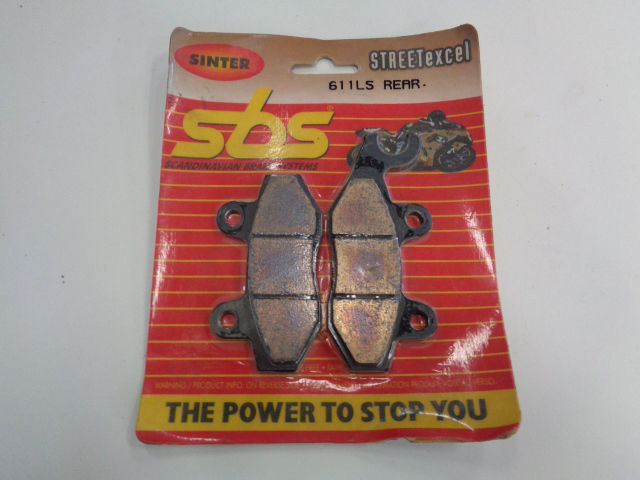 SBS Brake pads/bromsbelägg 611LS REAR/23-611LS.S Sinter Sreet excel